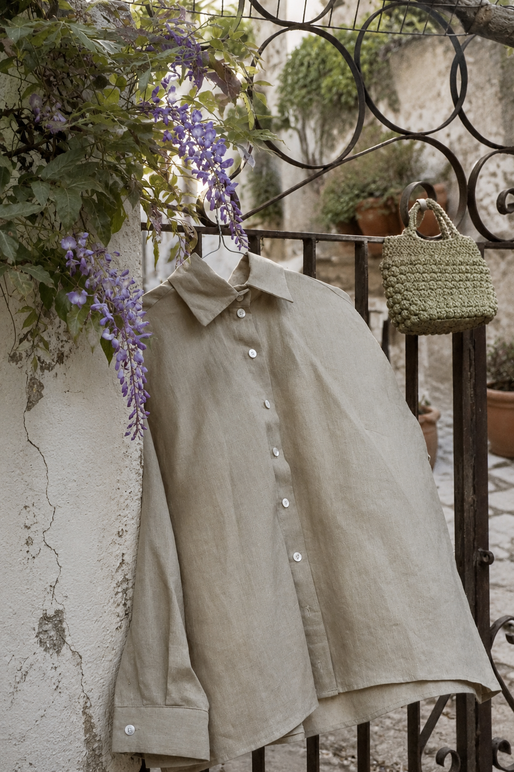 Camicia Over 100% lino
